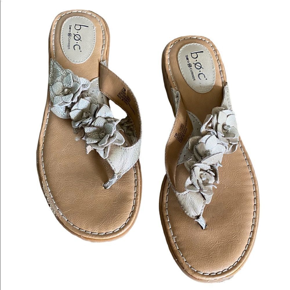 BORN Concept | BOC Mico Metallic Gold Strappy Sandals | 7